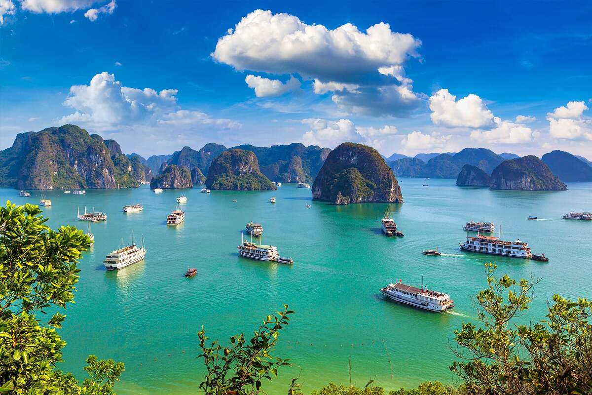 Halong Bay is one of the Seven Natural Wonders of the World